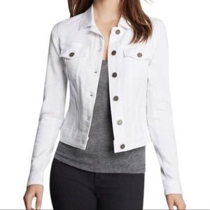 Paige white denim jacket